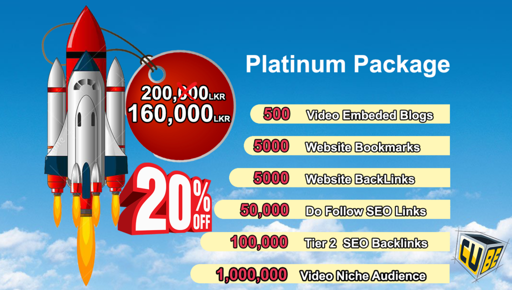 Platinum youtube video marketing package 2024